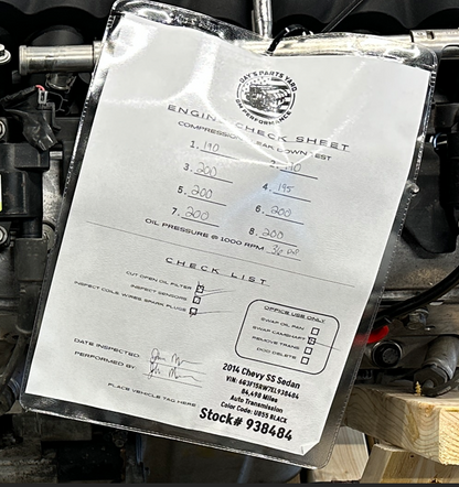 6.2L LS3 Engine 6L80 Automatic Transmission Drivetrain Pullout 415HP - Day's Parts Yard