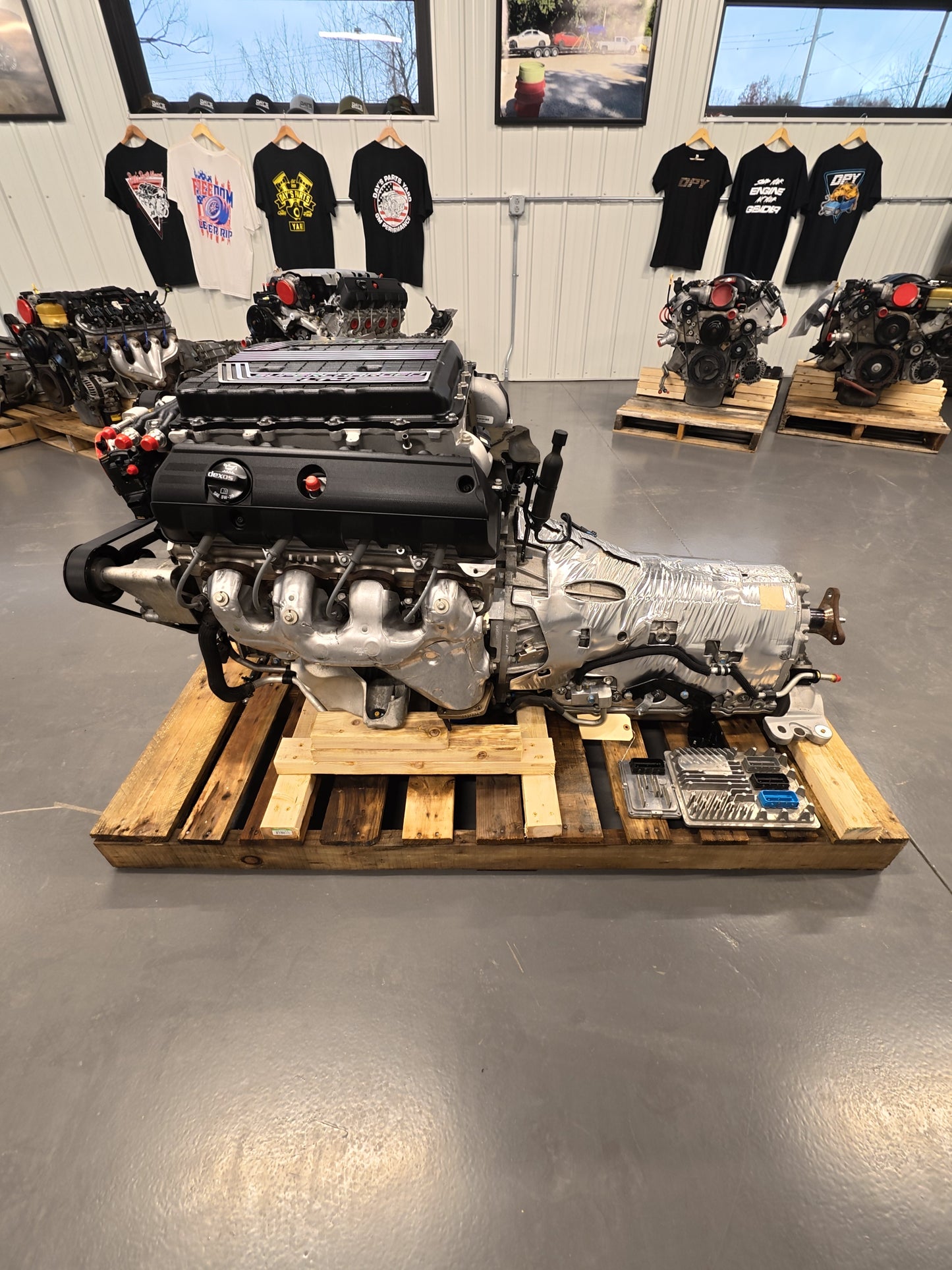 6.2L LT4 Engine Factory Supercharged 10L90 Auto Transmission Drivetrain Pullout 650HP 21k