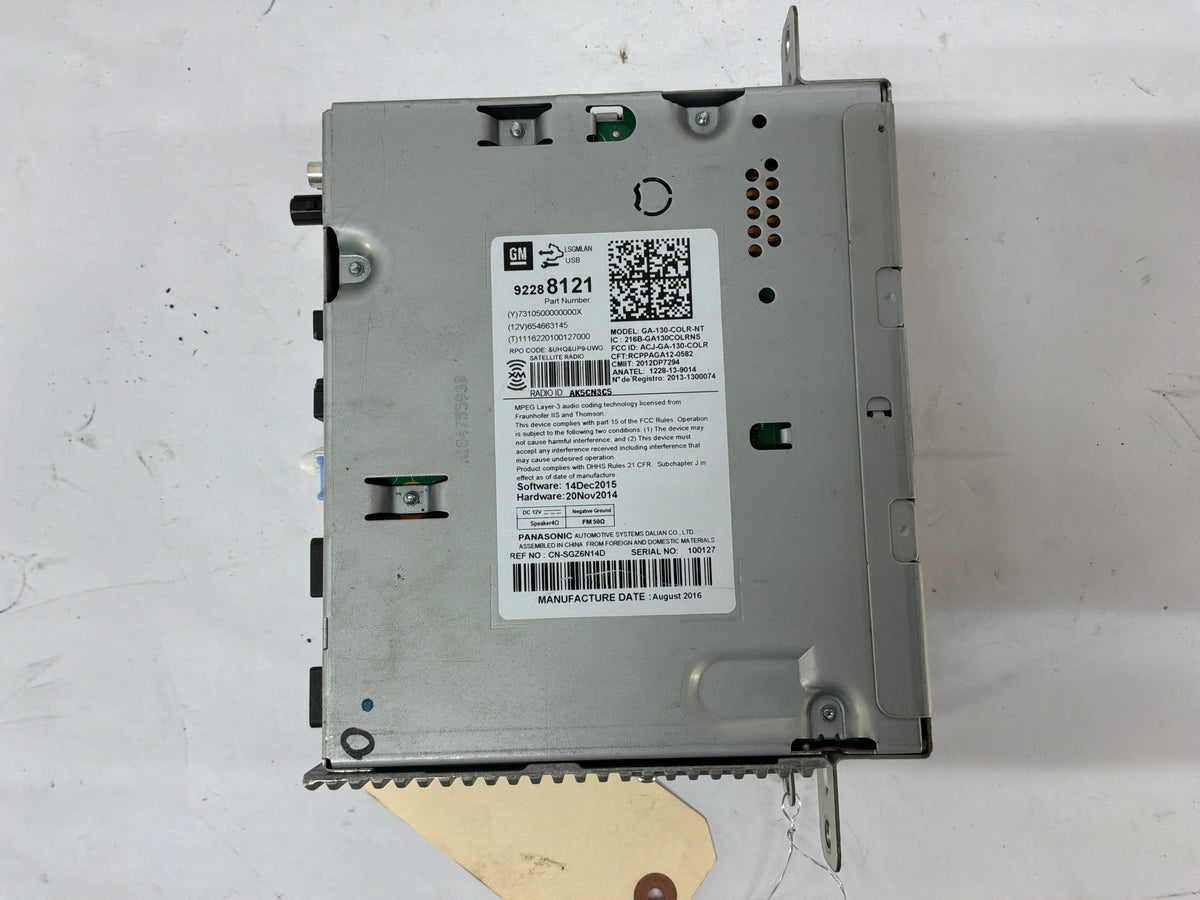 2017 Chevy SS Sedan Radio CD Player Receiver OEM