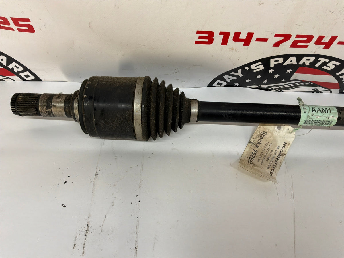 2014 Chevy SS Sedan LH Driver Rear CV Axle Half Shaft OEM - Day's Parts Yard