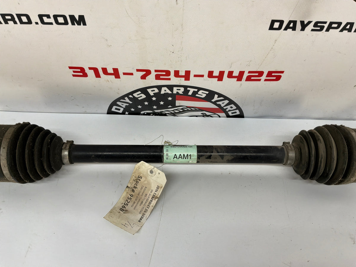 2014 Chevy SS Sedan LH Driver Rear CV Axle Half Shaft OEM - Day's Parts Yard
