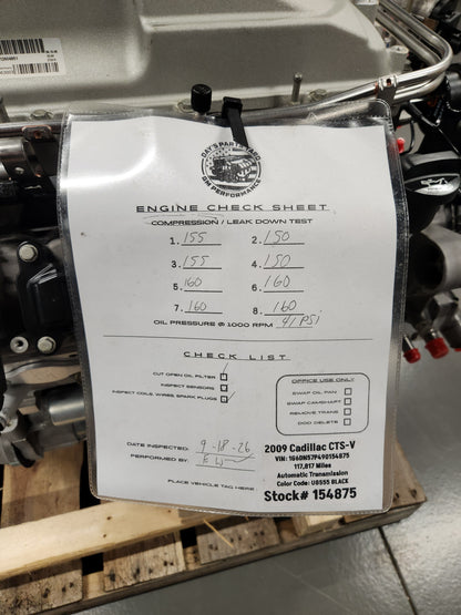 LSA 6.2L Factory Supercharged Engine Motor 6L90E 6spd Auto Trans Drivetrain Pullout 556HP