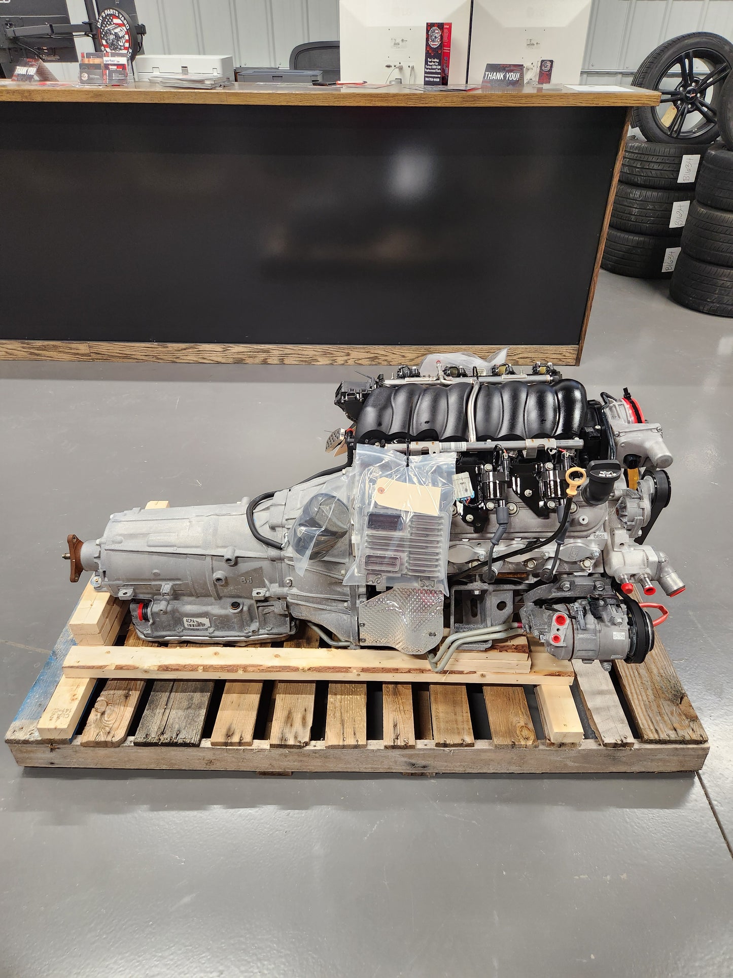 6.2L LS3 Engine 6L80 Automatic Transmission Drivetrain Pullout 95K Miles