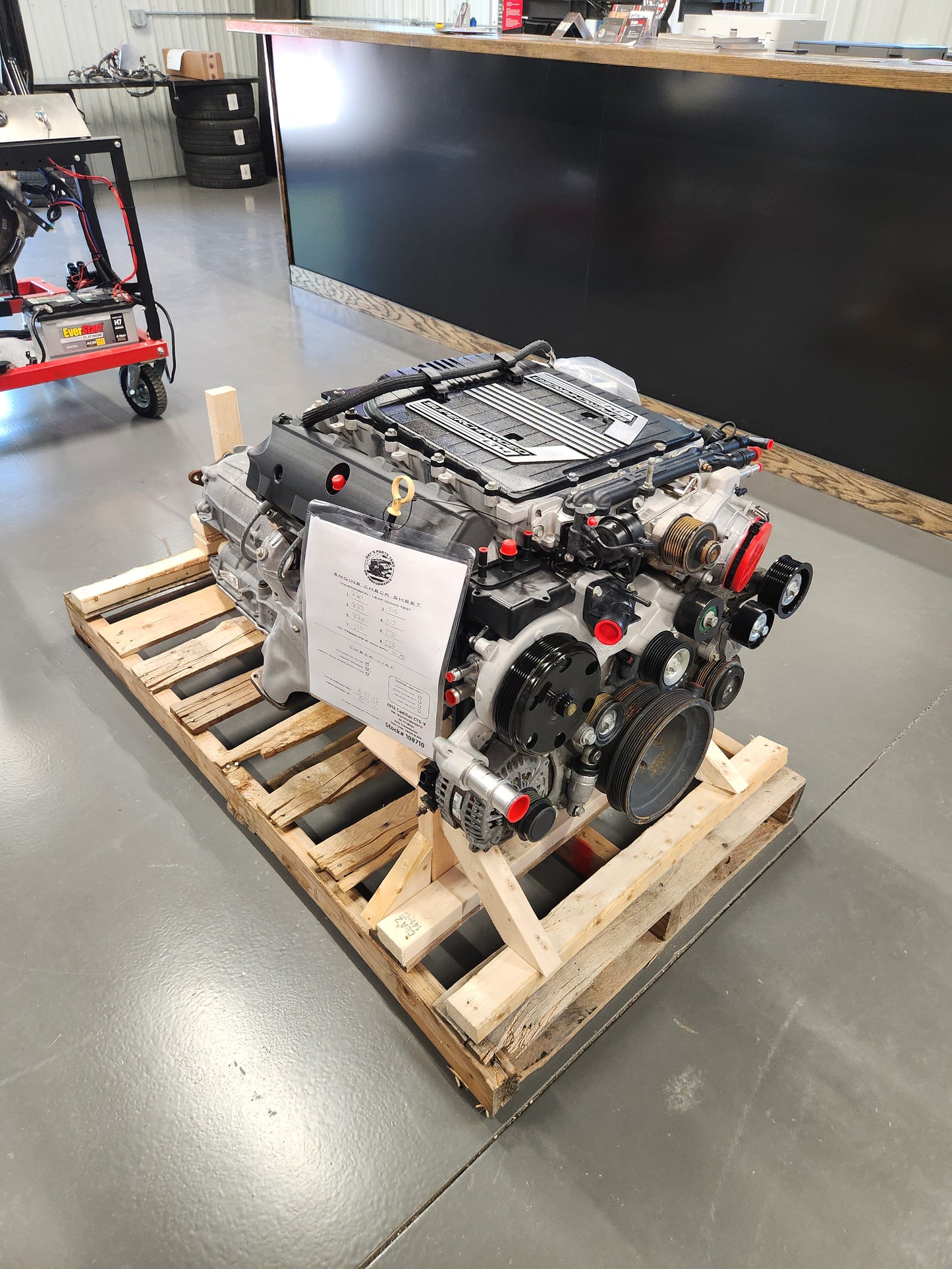 LT4 6.2L Factory Supercharged Engine Motor 8L90E Automatic Transmission Drivetrain Pullout