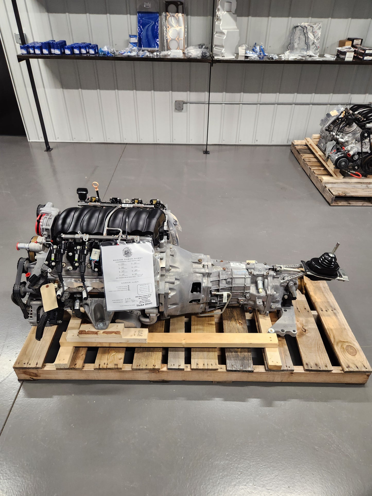 6.2L LS3 Engine TR6060 Manual Transmission Drivetrain Pullout 426HP 110k