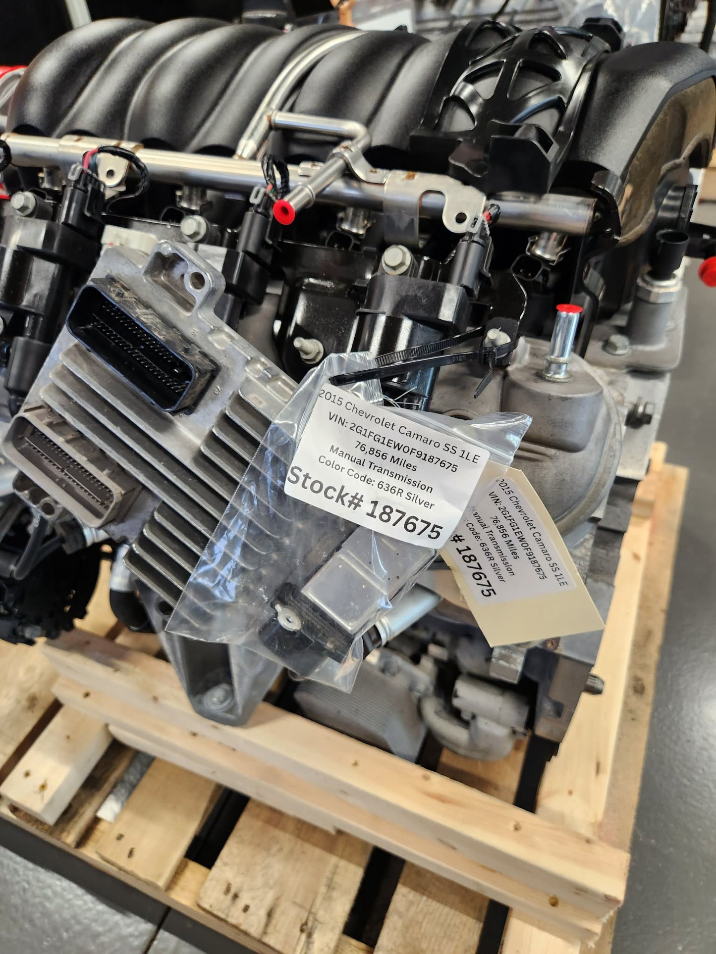 2015 Chevrolet Camaro SS 1LE 6.2L LS3 Engine Motor Pullout 436HP 76k Miles