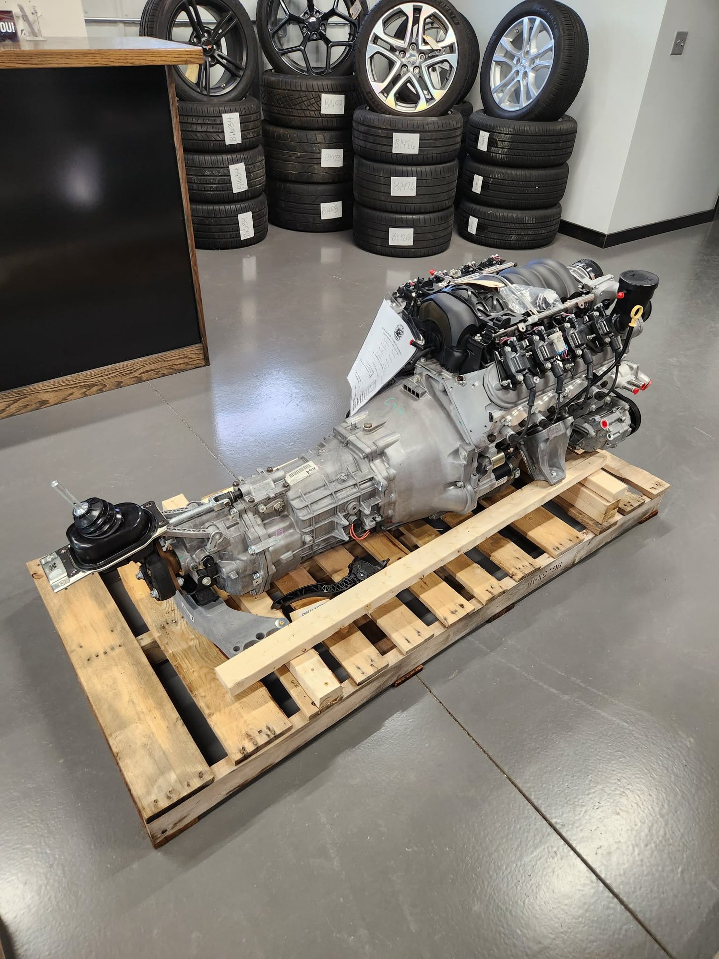 6.2L LS3 Engine TR6060 Manual Transmission Drivetrain Pullout 426HP 71k