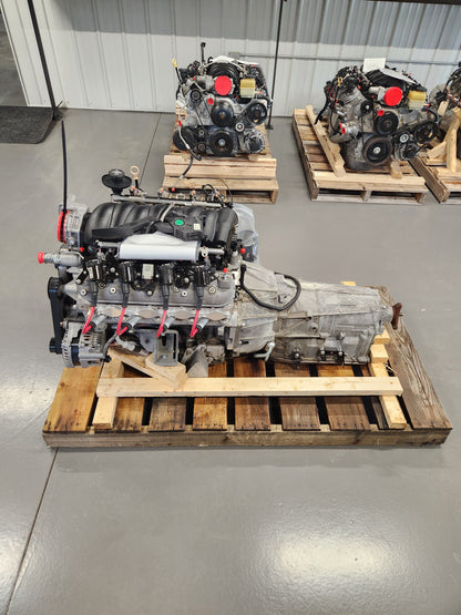 6.0L L77 L76 LS2 Engine 6L80 Automatic Transmission Drivetrain Pullout 355HP 123k