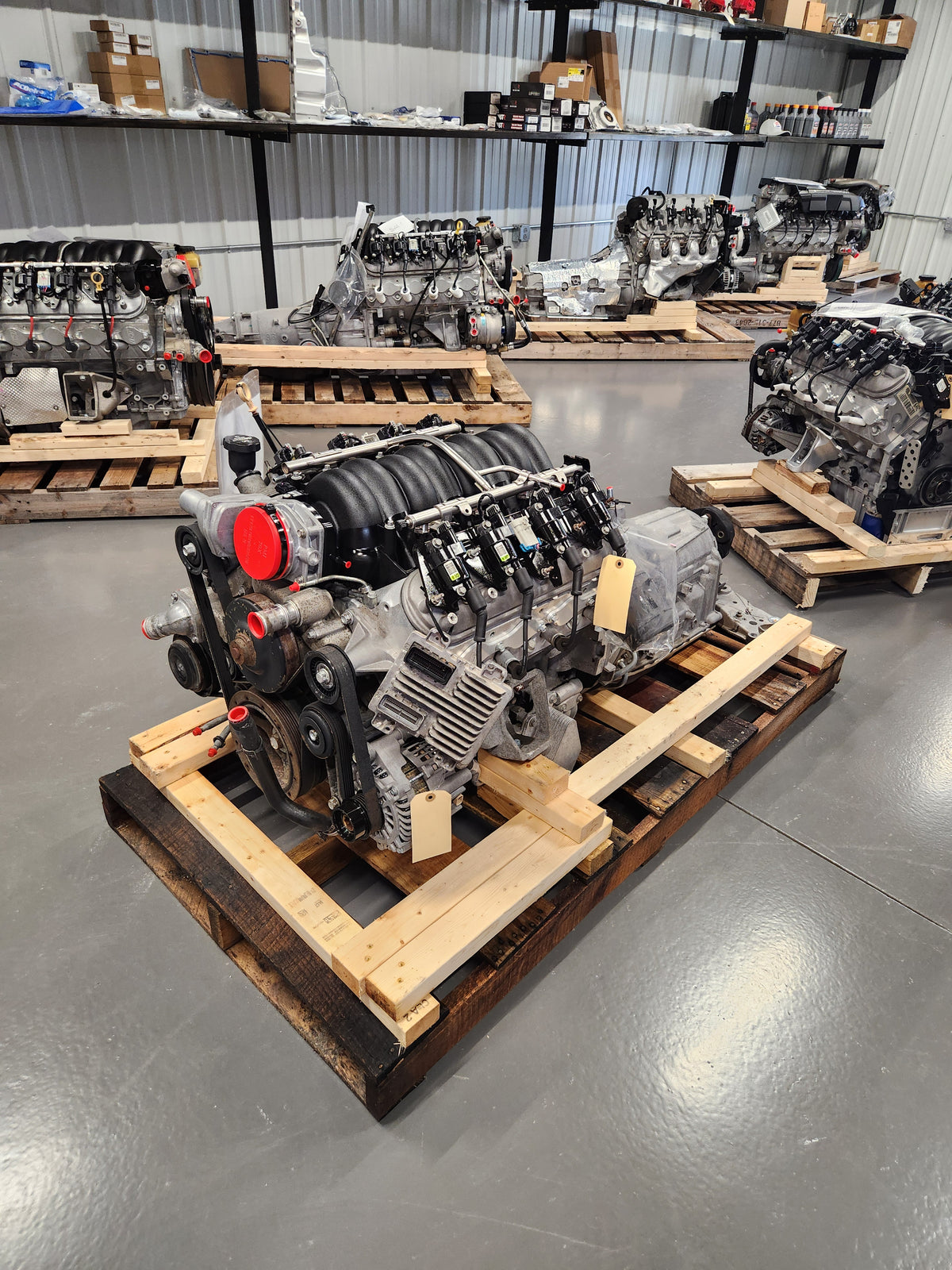 6.0L L77 L76 LS2 Engine 6L80 Automatic Transmission Drivetrain Pullout 355HP 107k
