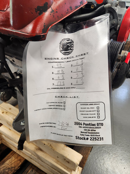 5.7 LS1 Engine 4L60 Automatic Transmission Drivetrain Pullout 139k 350HP