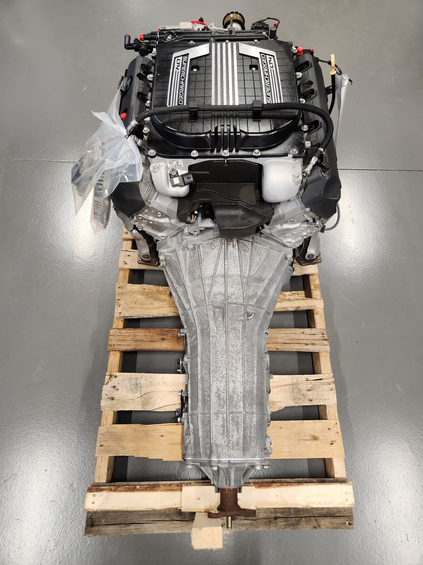 LT4 6.2L Factory Supercharged Engine Motor 8L90E Automatic Transmission Drivetrain Pullout