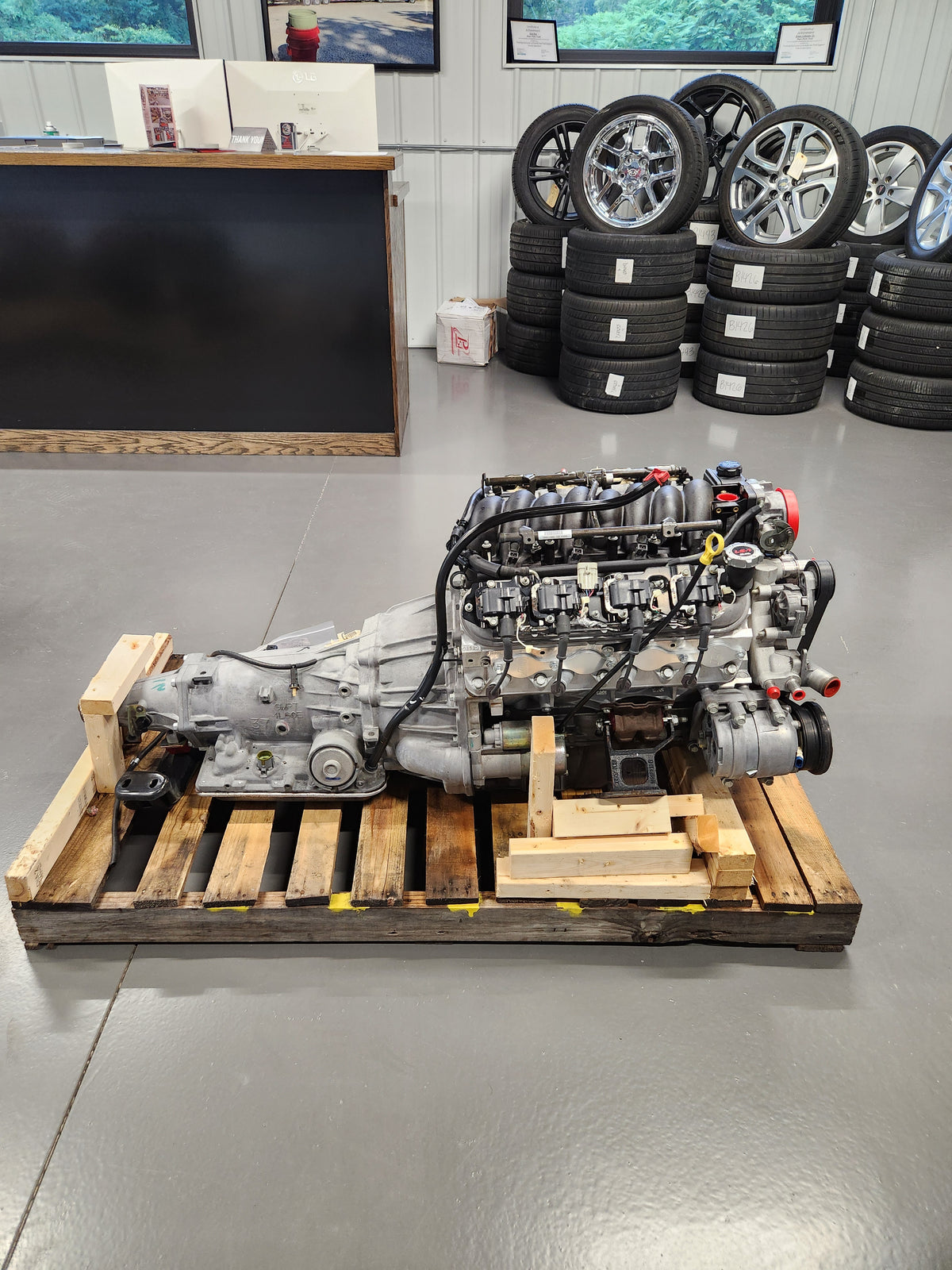 5.7 LS1 Engine 4L60 Automatic Transmission Drivetrain Pullout 75k