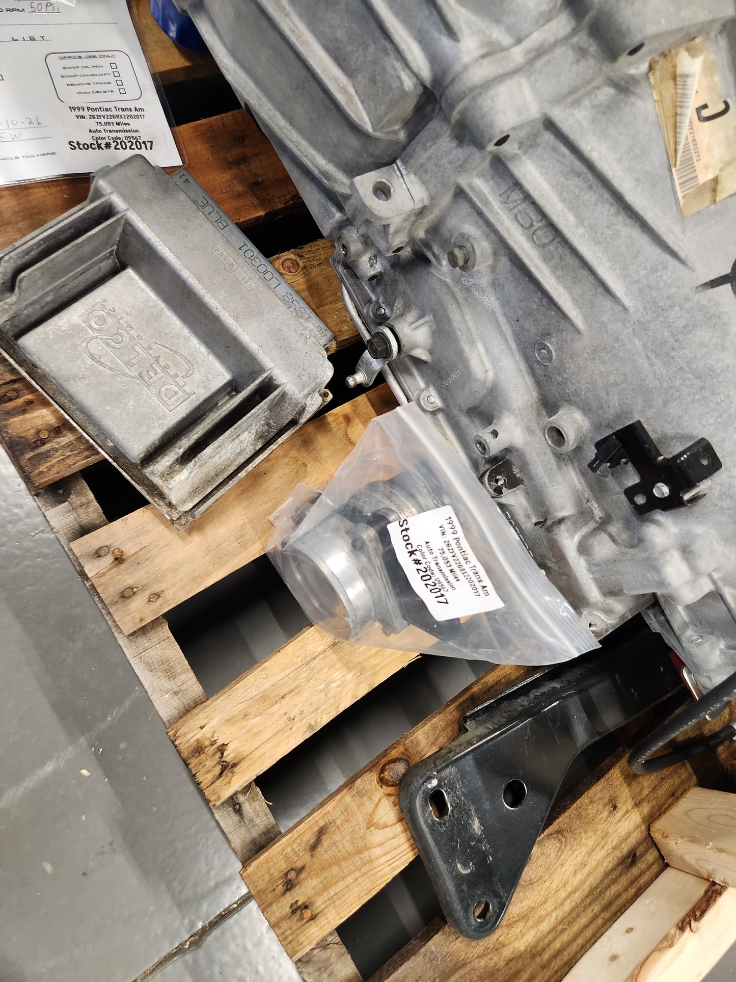 5.7 LS1 Engine 4L60 Automatic Transmission Drivetrain Pullout 75k