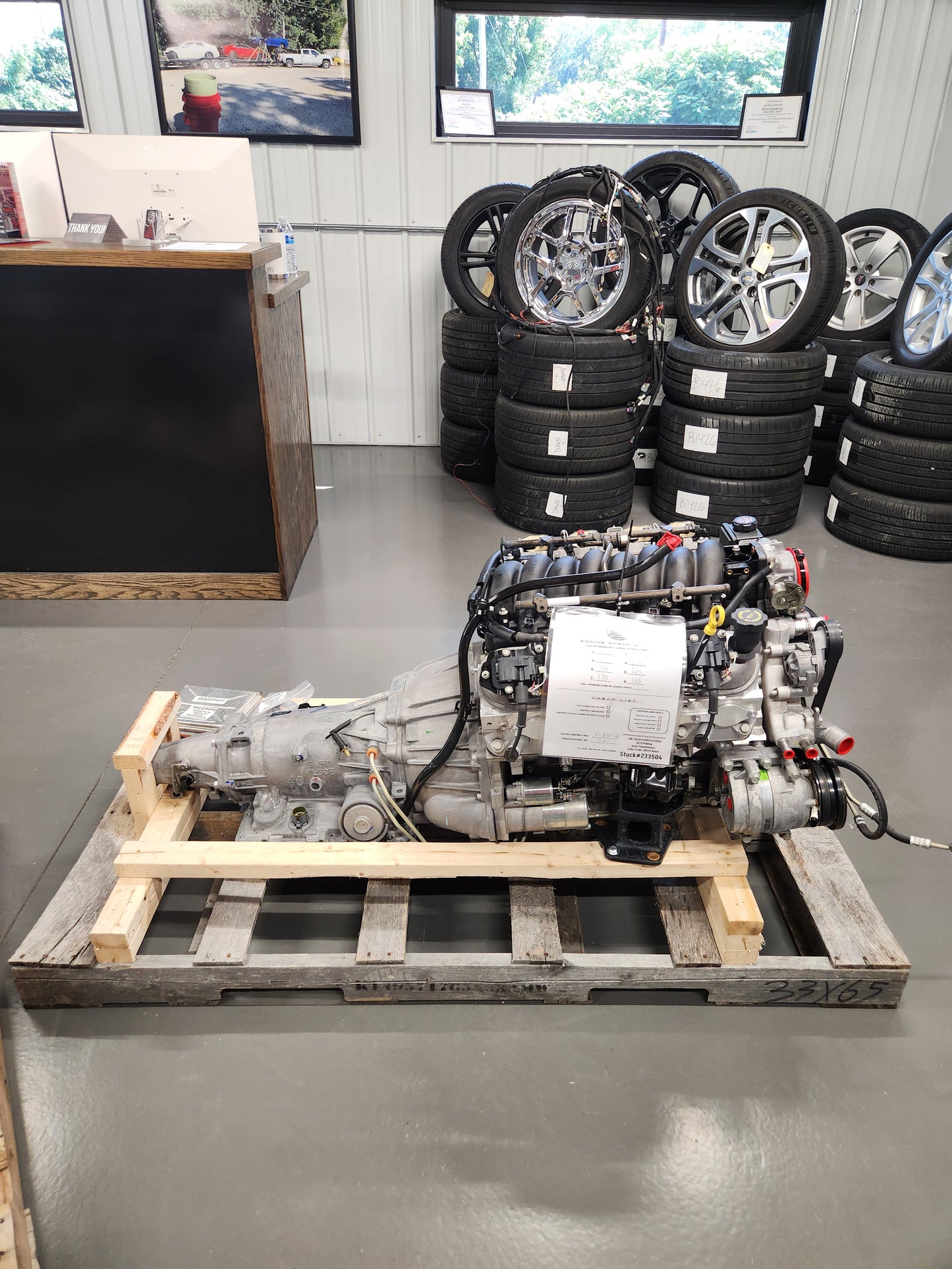 5.7 LS1 Engine 4L60 Automatic Transmission Drivetrain Pullout 65k