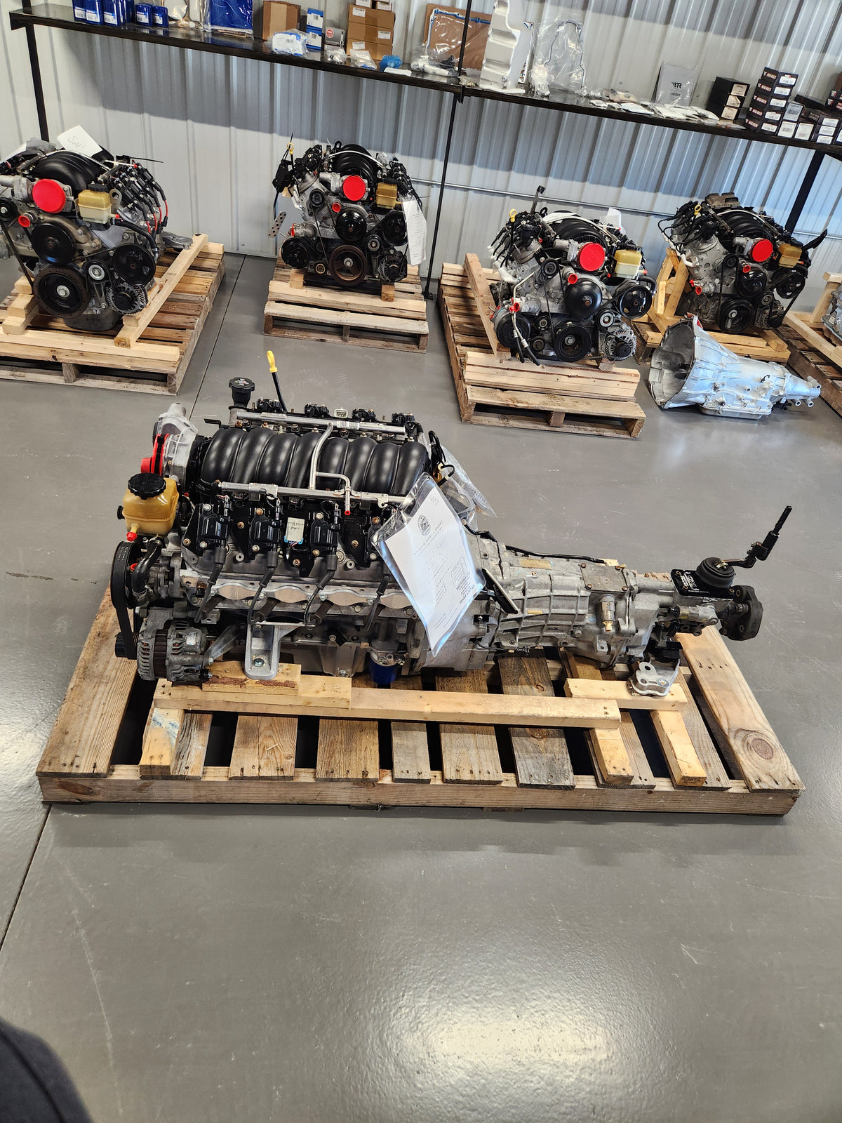 6.0 LS2 Engine T56 6 Speed Manual Transmission Drivetrain Pullout 400HP 121k Miles