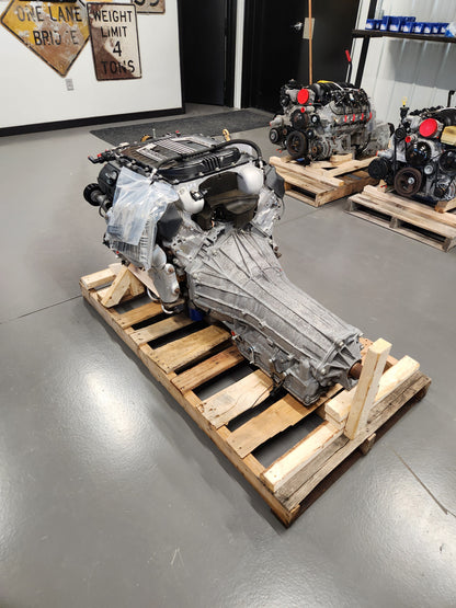 LT4 6.2L Factory Supercharged Engine Motor 8L90E Automatic Transmission Drivetrain Pullout