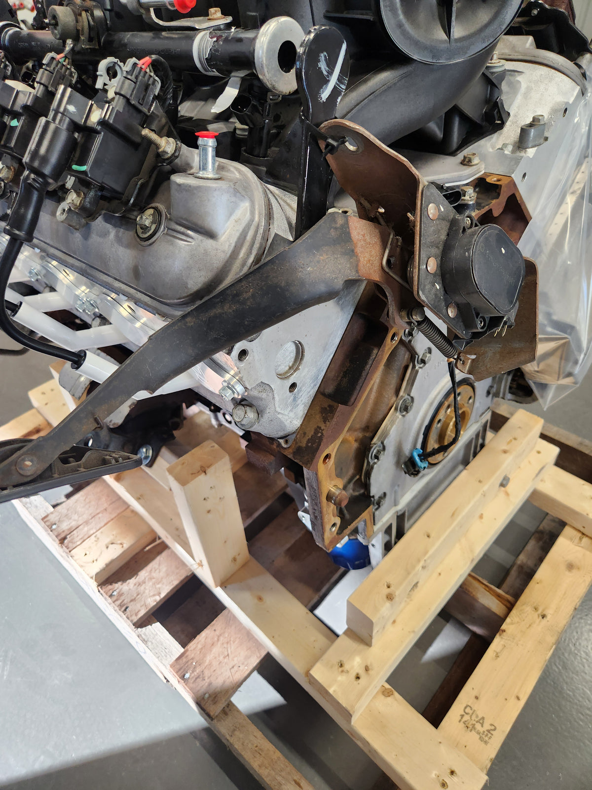 6.0L LQ4 Iron Block Complete Engine Motor Pullout Assembly Silverado Sierra 100k Miles - Day's Parts Yard