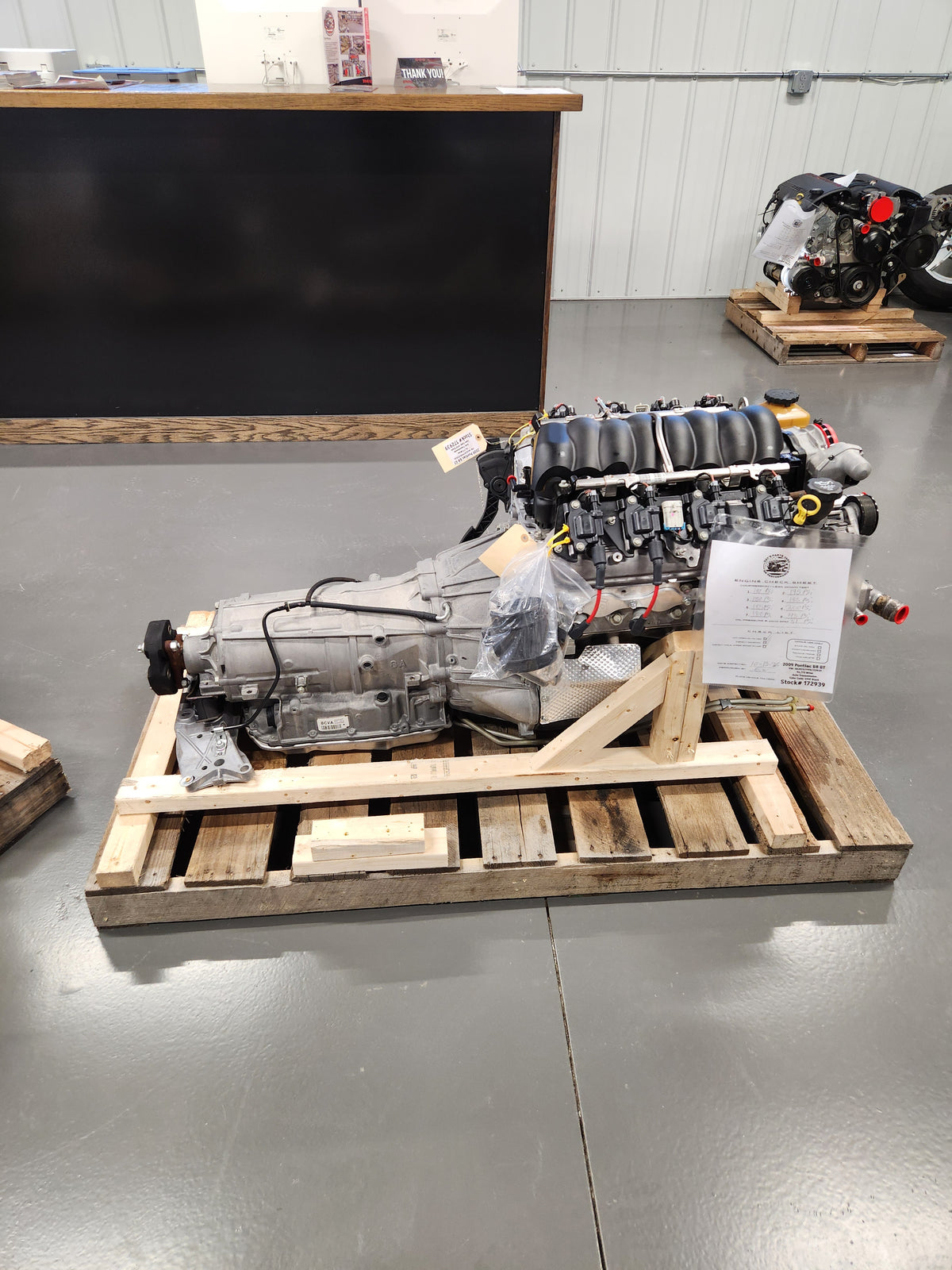 6.0L L76 LS2 Engine 6L80 Automatic Transmission Drivetrain Pullout 94K