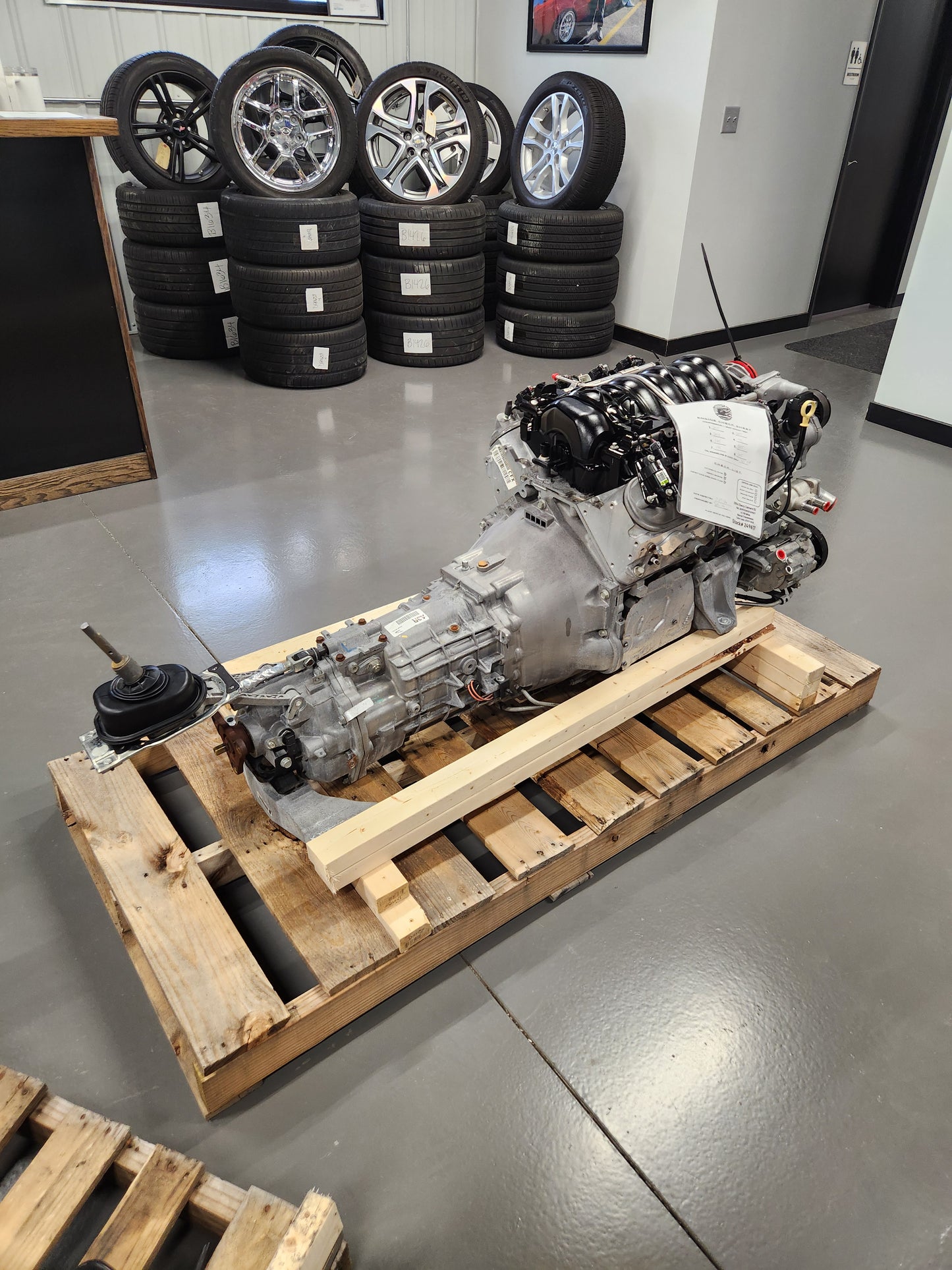 6.2L LS3 Engine TR6060 Manual Transmission Drivetrain Pullout 426HP 67k