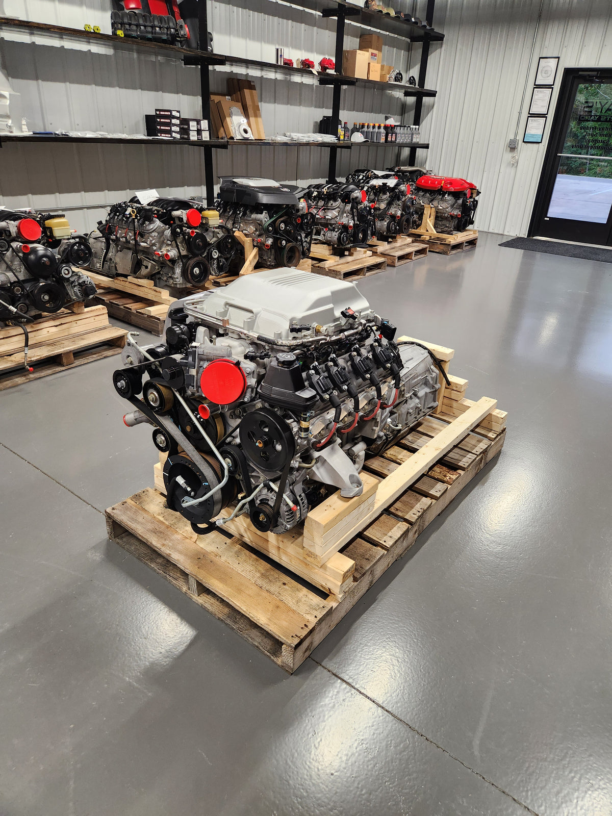 LSA 6.2L Factory Supercharged Engine Motor 6L90E 6spd Auto Trans Drivetrain Pullout 556HP