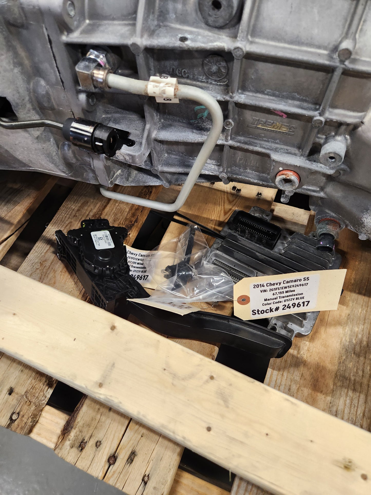 6.2L LS3 Engine TR6060 Manual Transmission Drivetrain Pullout 426HP 67k
