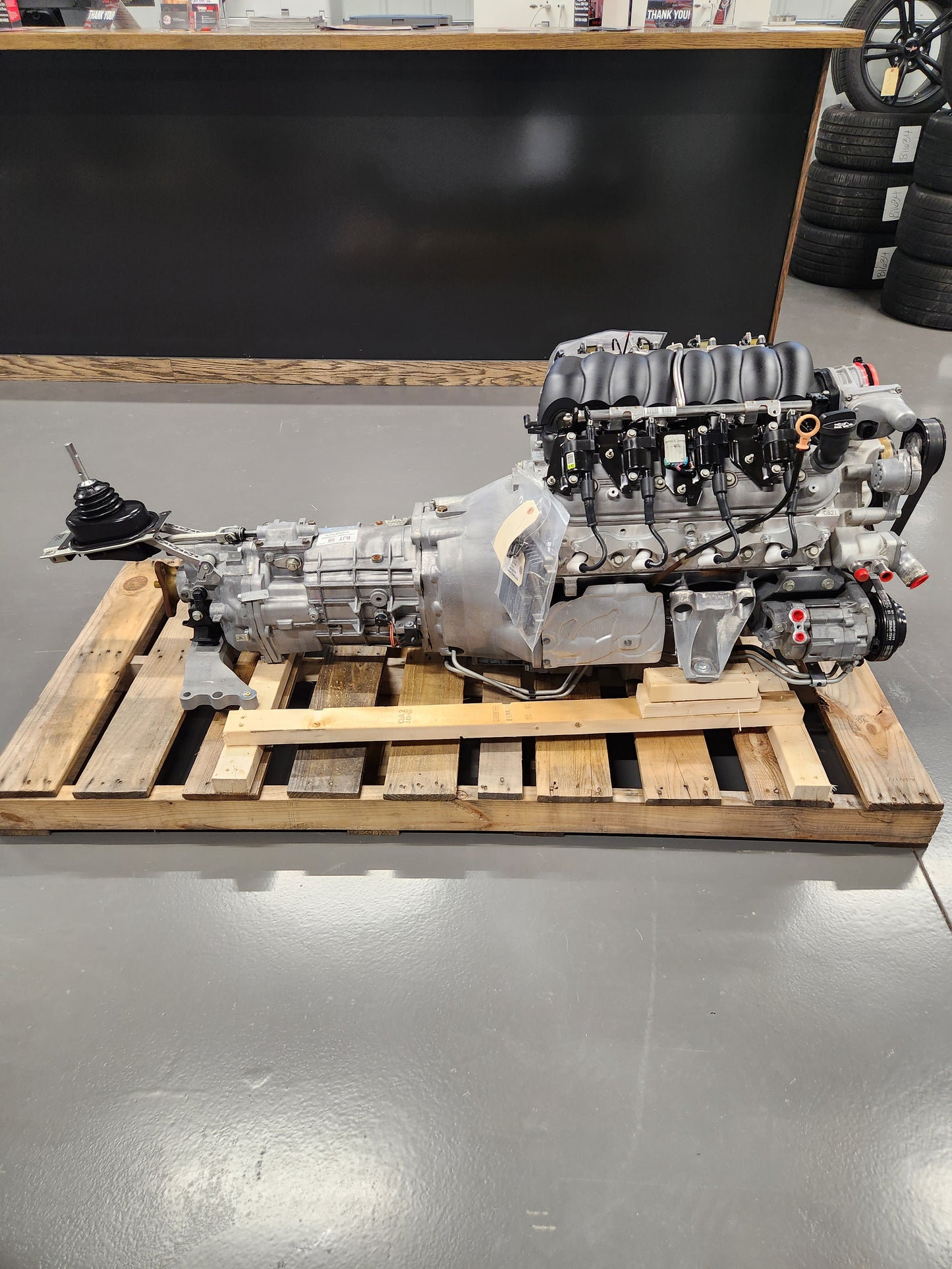 6.2L LS3 Engine TR6060 Manual Transmission Drivetrain Pullout 426HP 110k