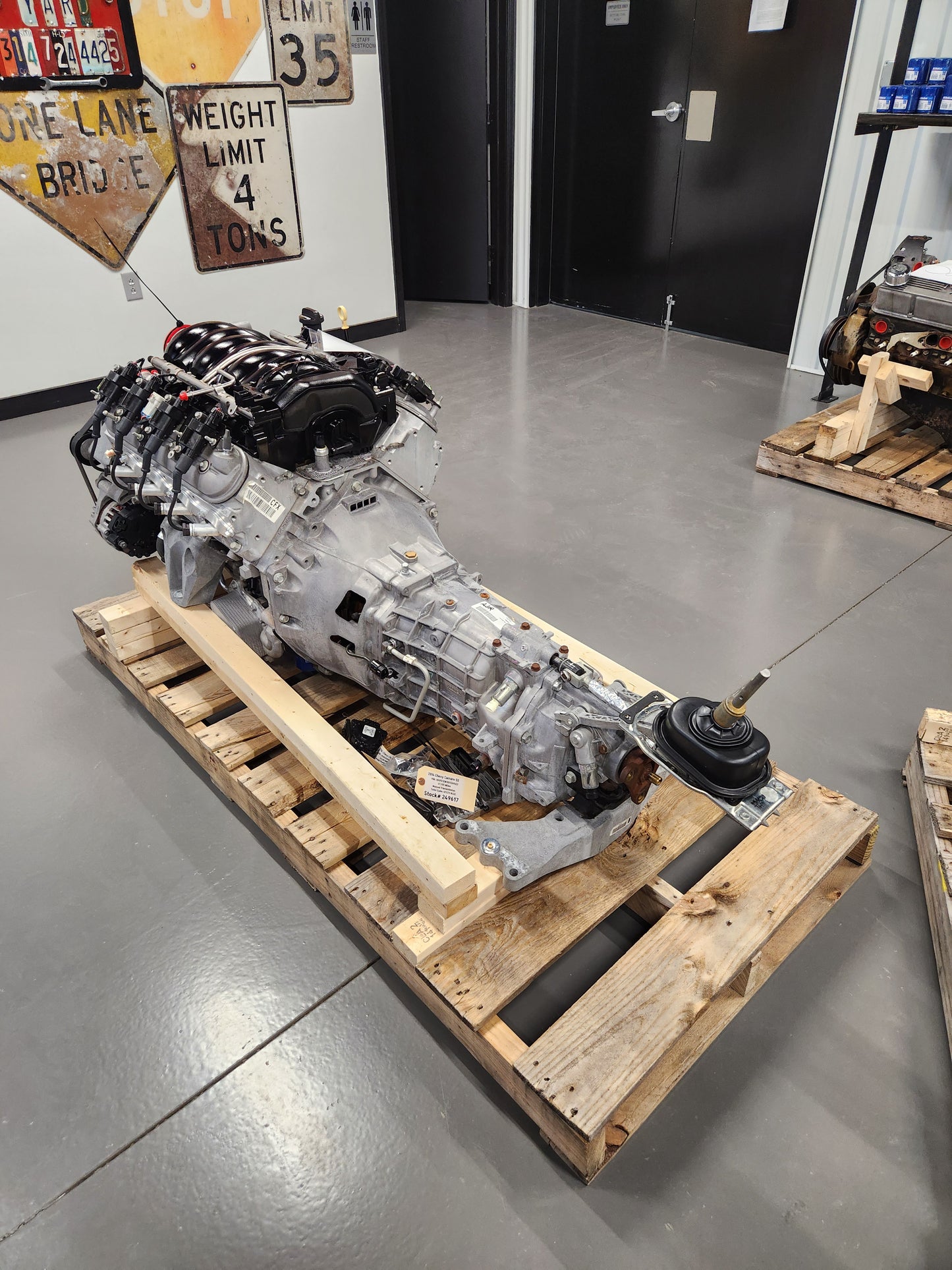 6.2L LS3 Engine TR6060 Manual Transmission Drivetrain Pullout 426HP 67k