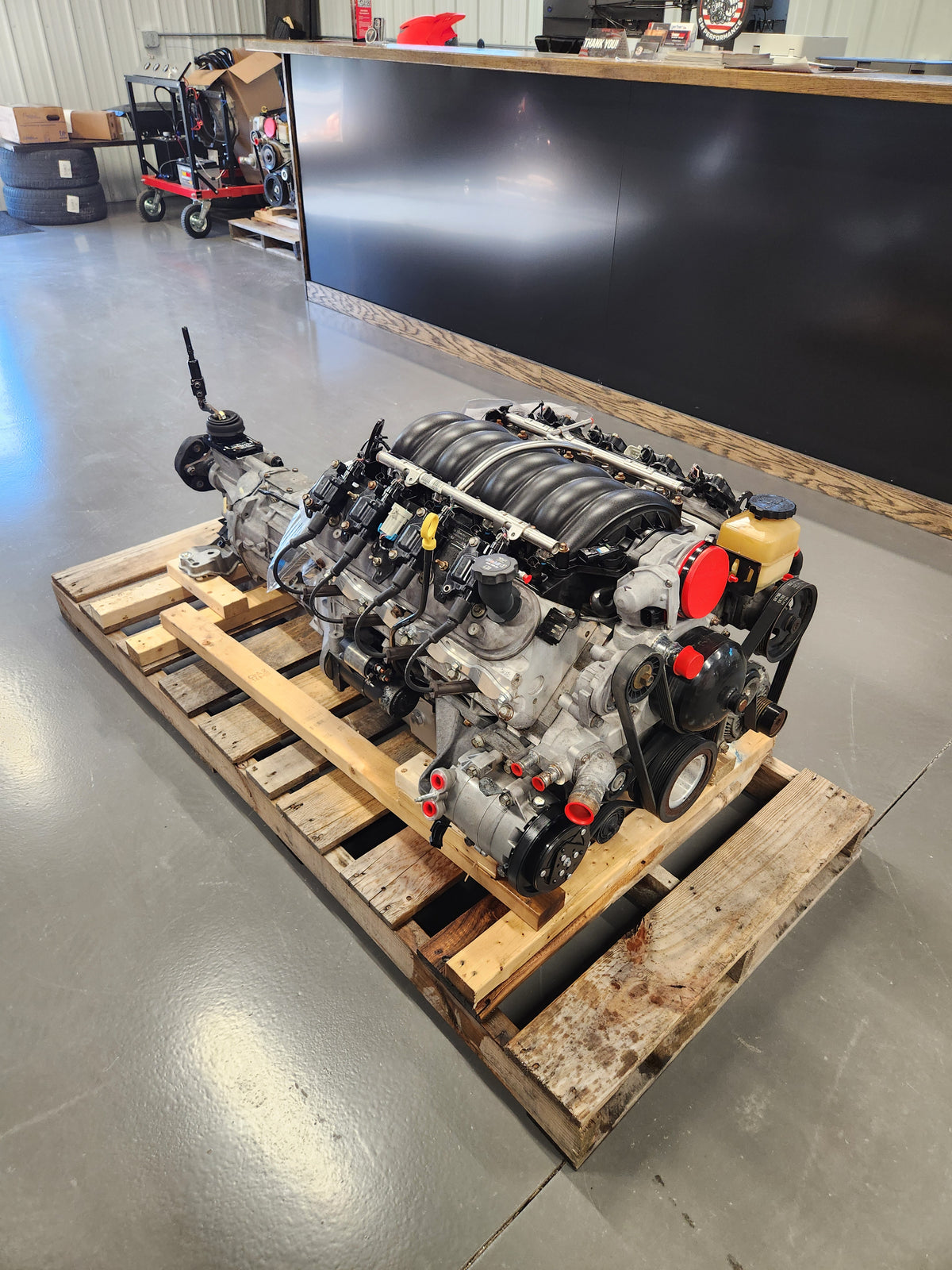 6.0 LS2 Engine T56 6 Speed Manual Transmission Drivetrain Pullout 400HP 121k Miles