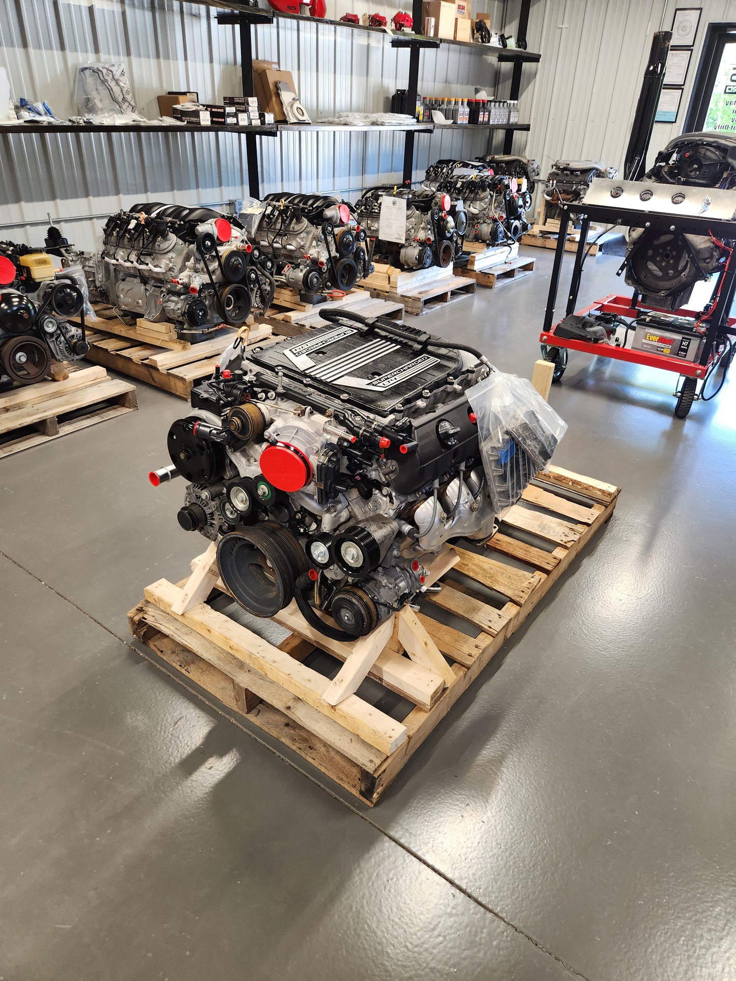 LT4 6.2L Factory Supercharged Engine Motor 8L90E Automatic Transmission Drivetrain Pullout