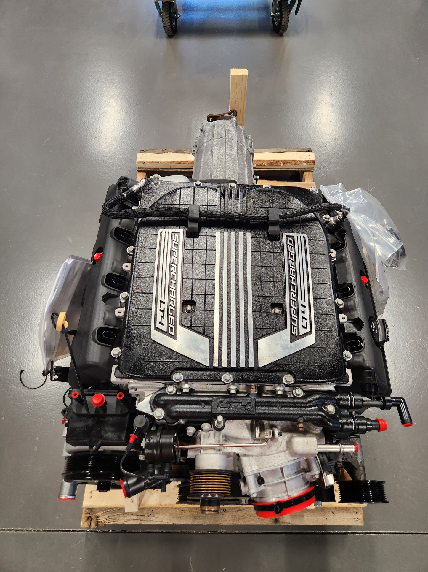 LT4 6.2L Factory Supercharged Engine Motor 8L90E Automatic Transmission Drivetrain Pullout