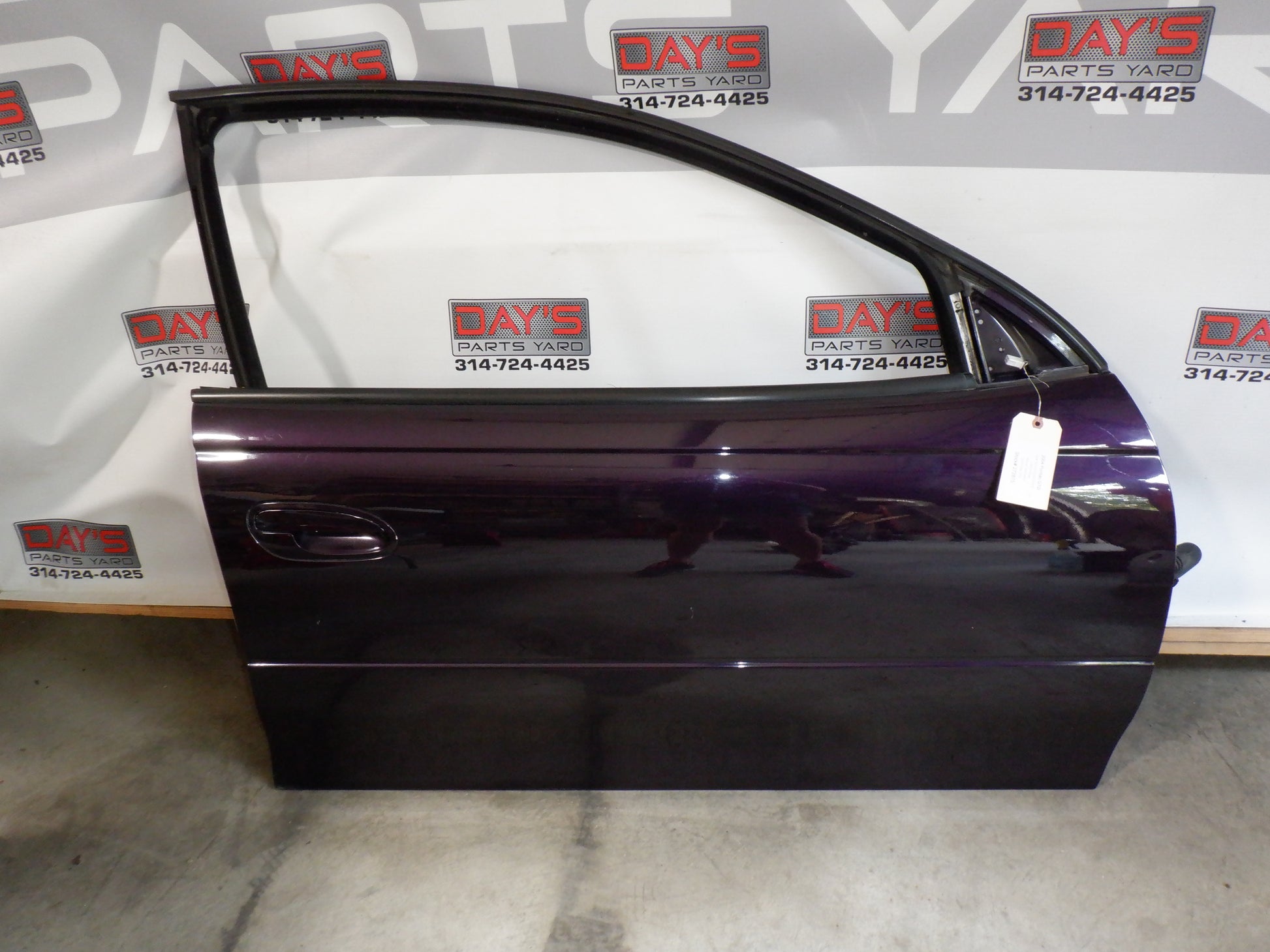 2004 Pontiac GTO RH Passenger Front Door with Window Glass Purple OEM - Day's Parts Yard