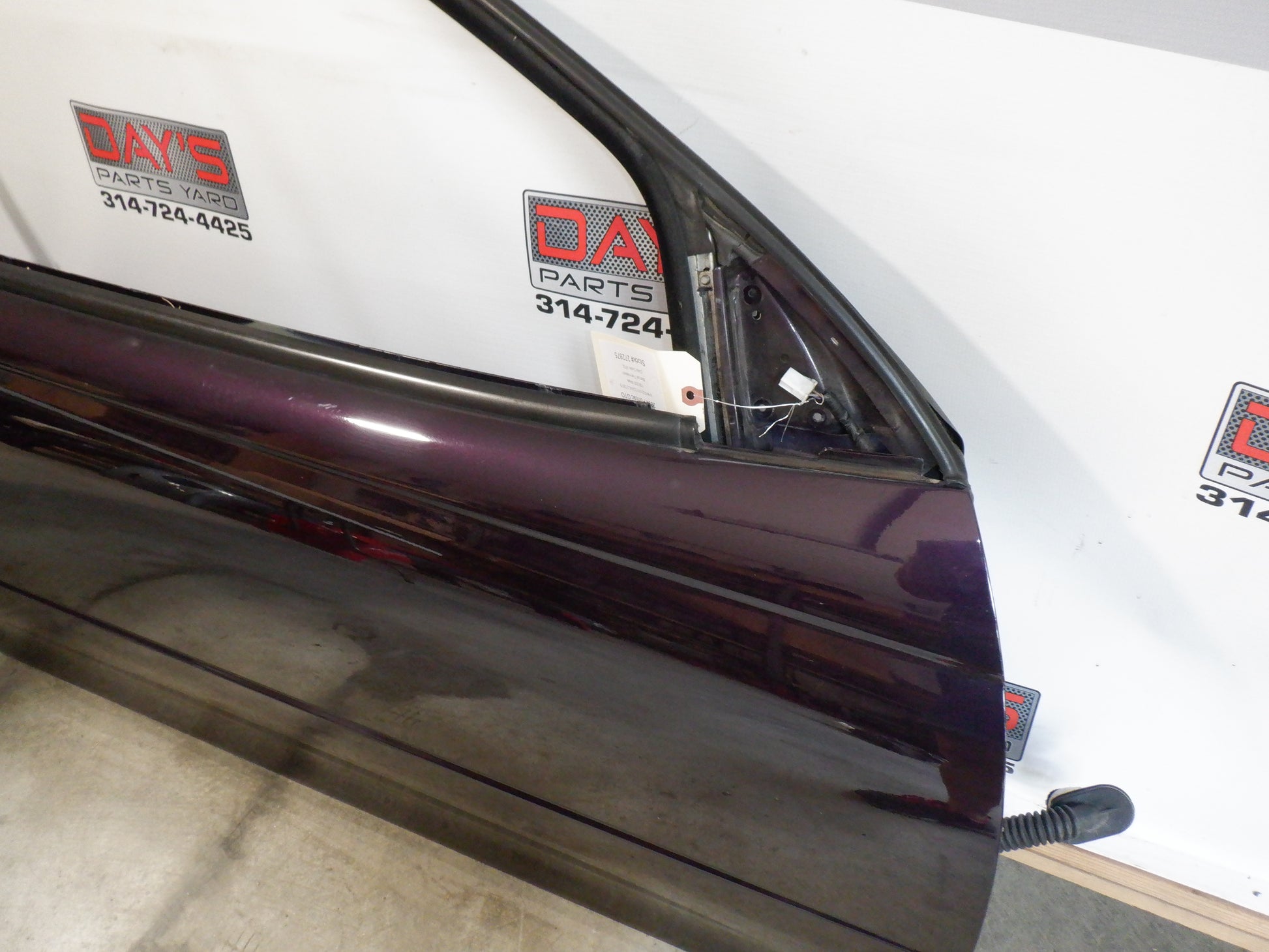 2004 Pontiac GTO RH Passenger Front Door with Window Glass Purple OEM - Day's Parts Yard