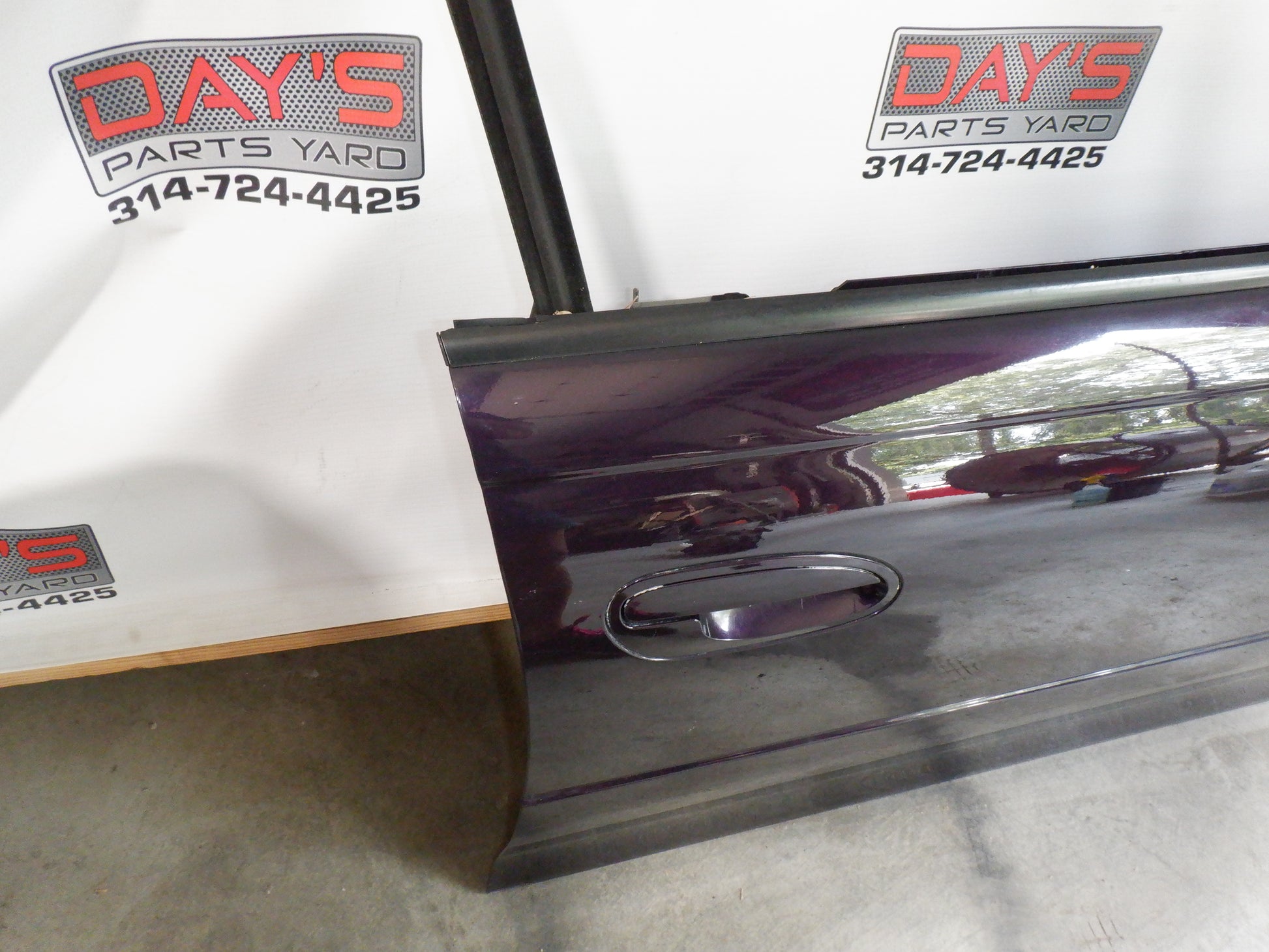2004 Pontiac GTO RH Passenger Front Door with Window Glass Purple OEM - Day's Parts Yard