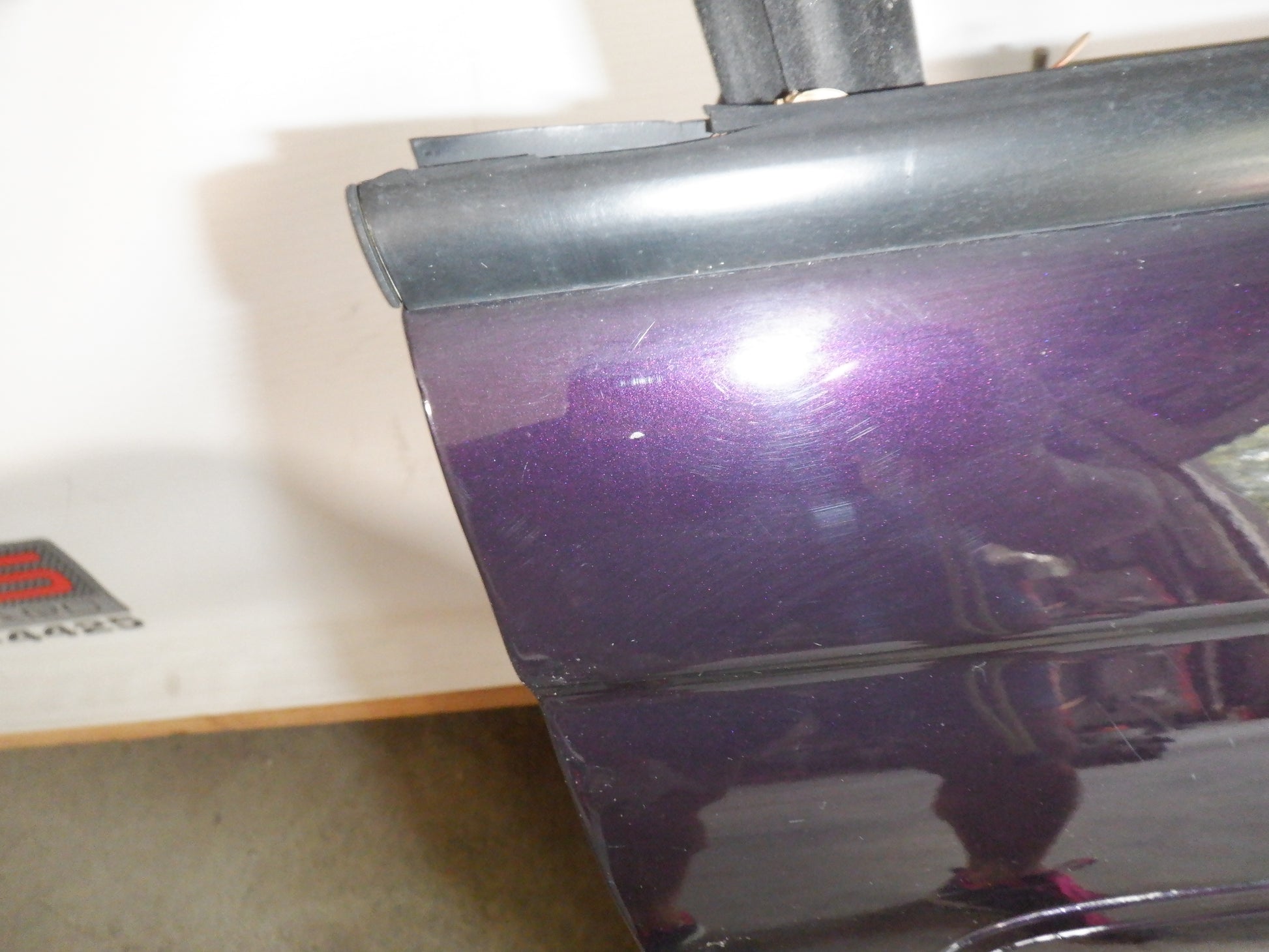 2004 Pontiac GTO RH Passenger Front Door with Window Glass Purple OEM - Day's Parts Yard