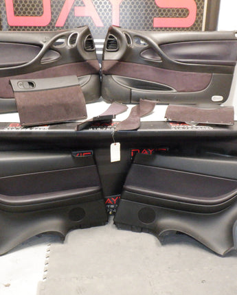 2004 Pontiac GTO 8PC Set Front Door Panels, Rear Door Panels, Glove Box, Knee Booster, Side Console PC Purple OEM