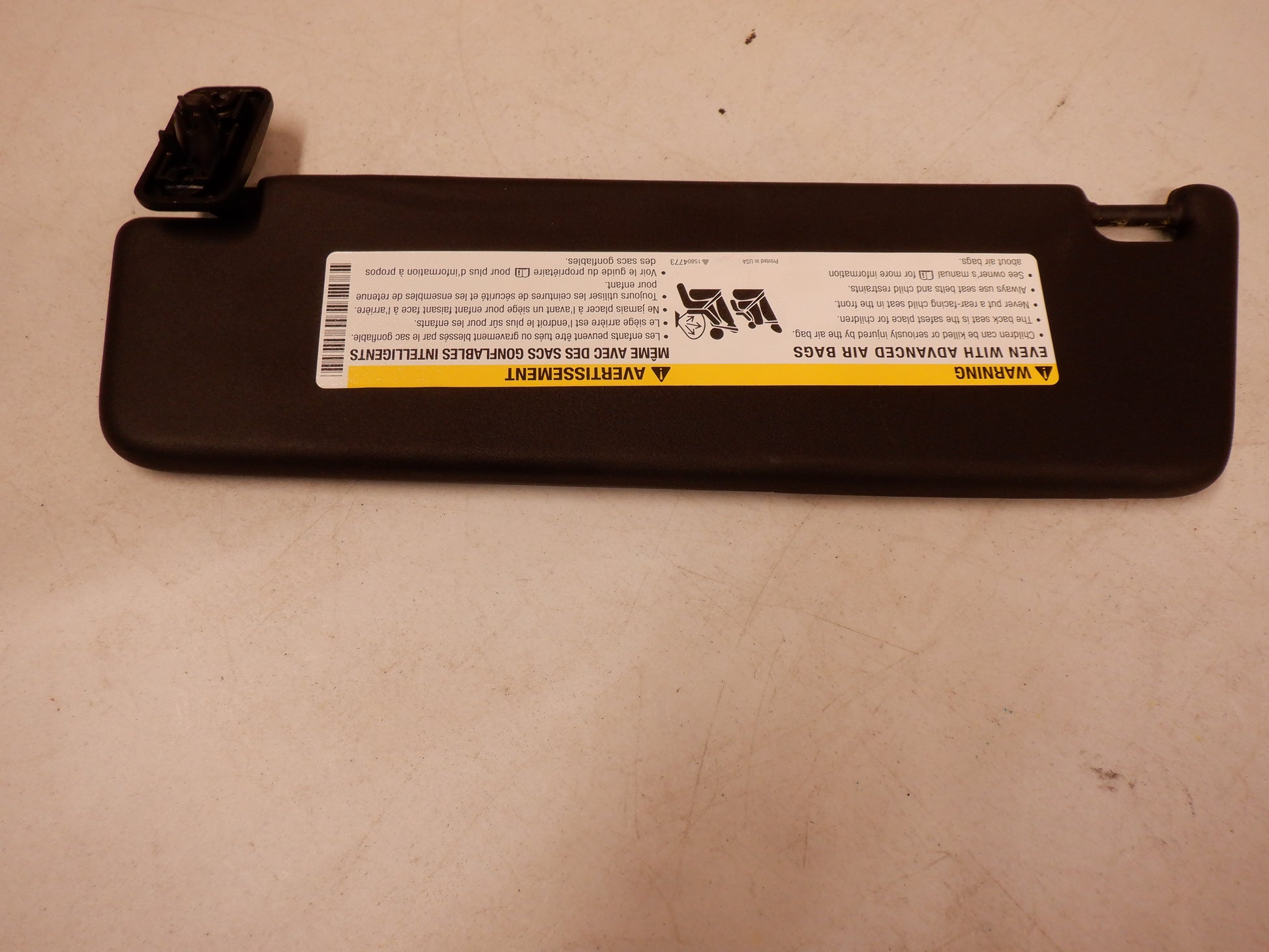 2010-2014 Chevy Camaro RH Passenger Side Sun Visor OEM - Day's Parts Yard