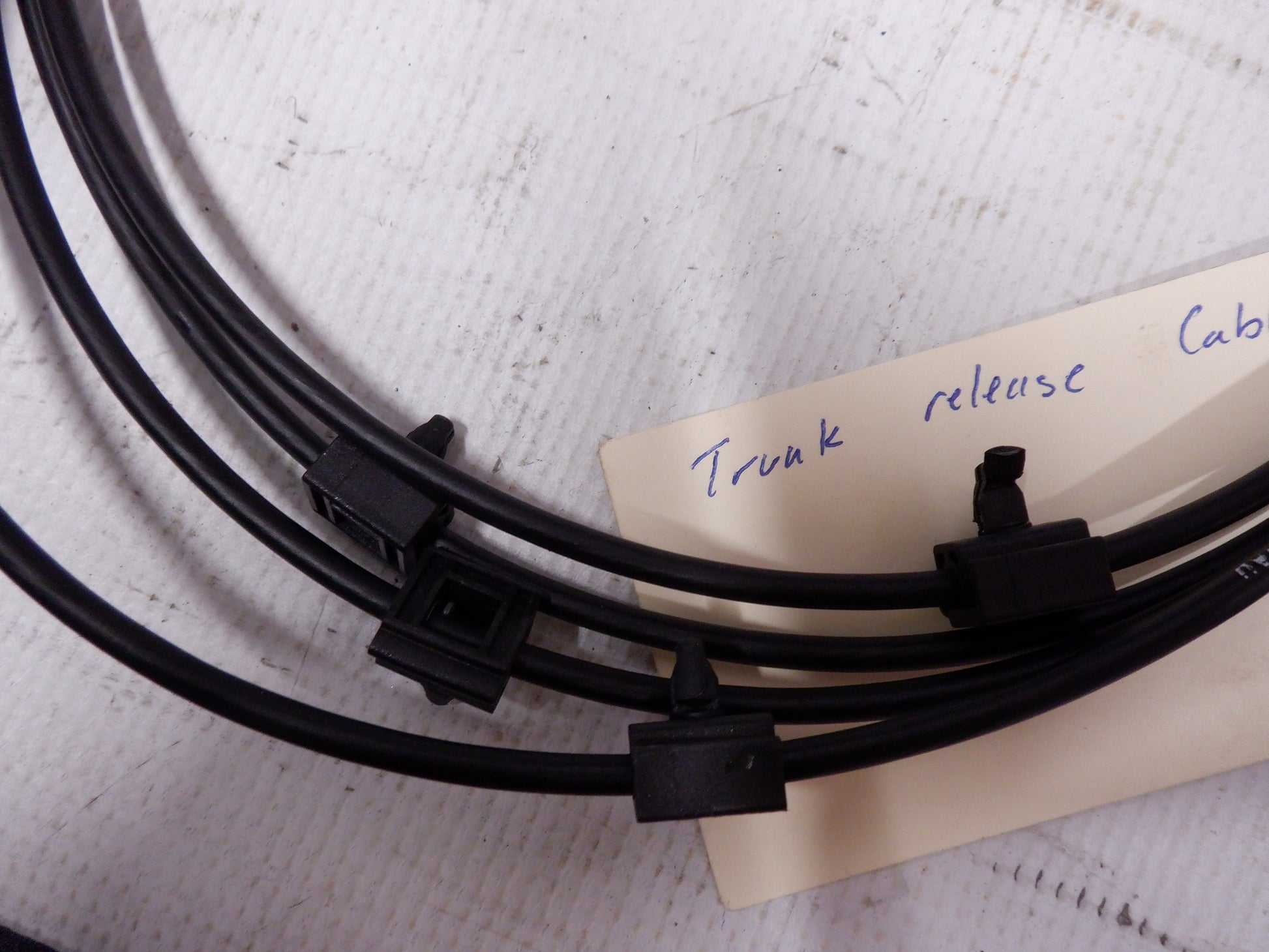 2011 Chevy Camaro SS Convertible Trunk Release Cable OEM - Day's Parts Yard
