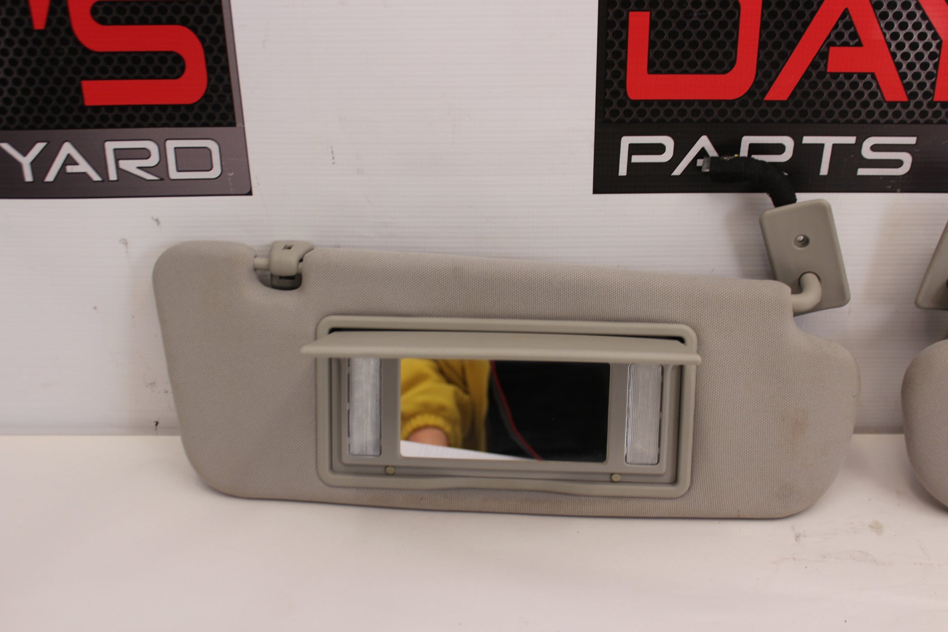 2014 Chevy SS Sedan RH & LH Sun Visor Sunvisor w/ Clips OEM - Day's Parts Yard