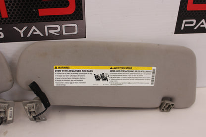 2014 Chevy SS Sedan RH & LH Sun Visor Sunvisor w/ Clips OEM - Day's Parts Yard