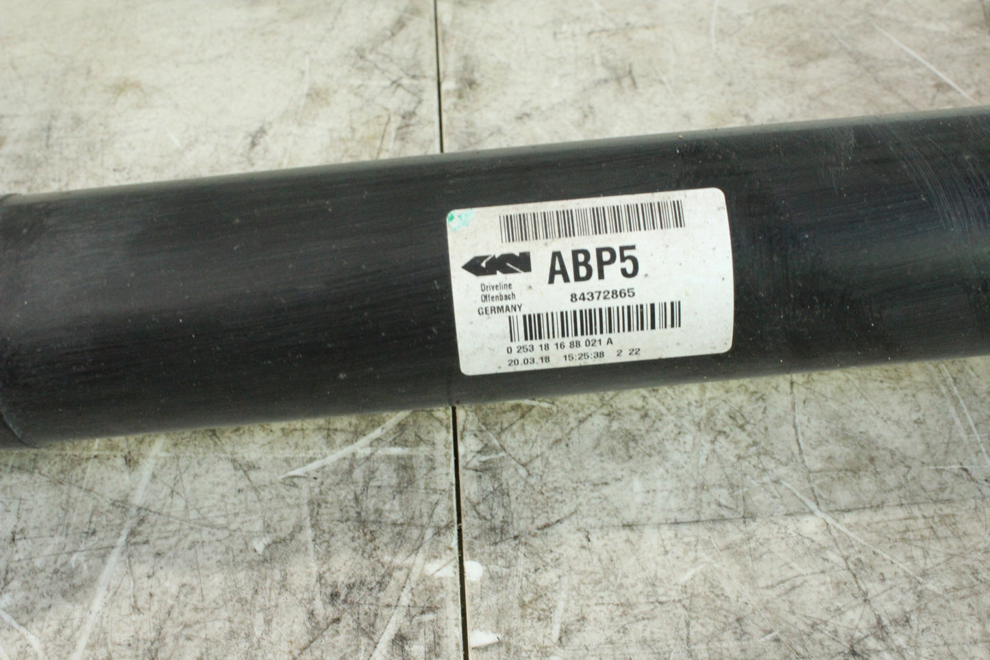 2018 Chevy Camaro ZL1 1LE RH Passenger Axle 84372865 OEM - Day's Parts Yard