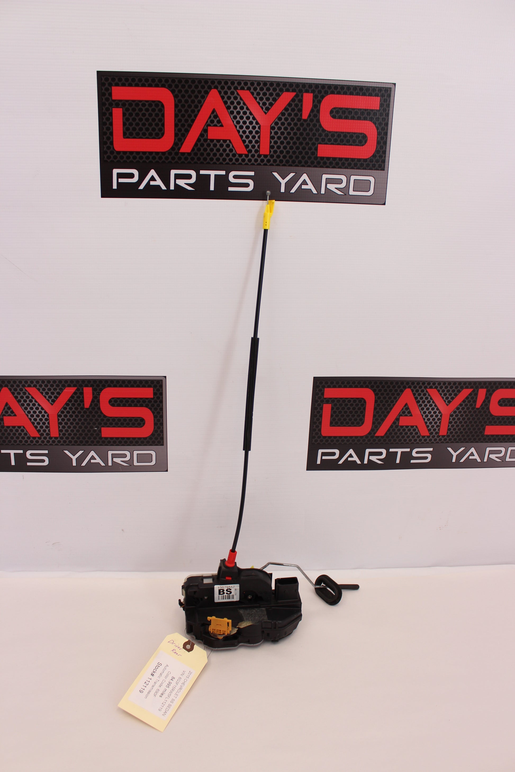 2015 Chevy SS Sedan Rear LH Driver Door Actuator 13579557 OEM - Day's Parts Yard