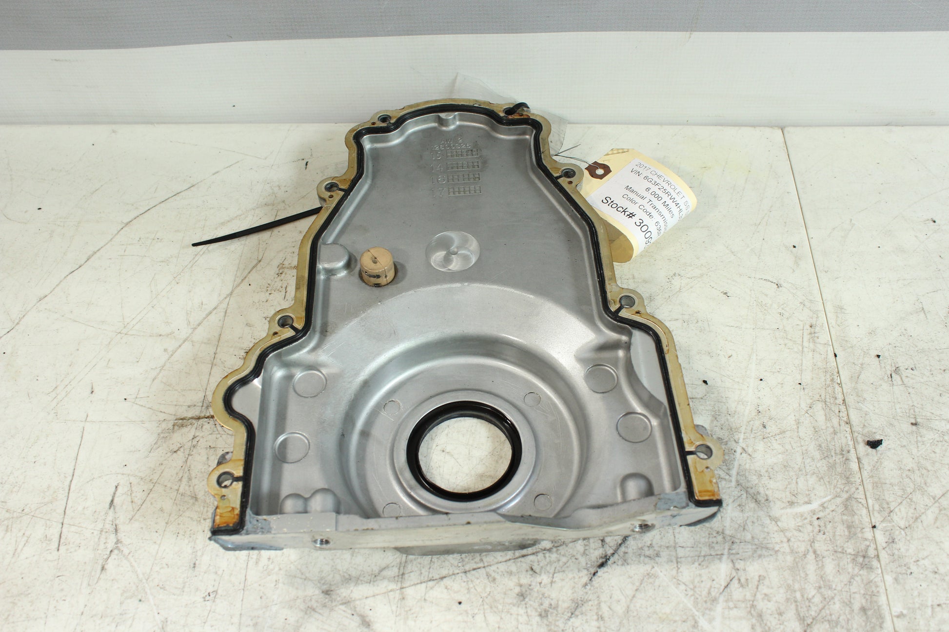 2017 Chevy SS Sedan Engine Timing Chain Front Cover w/ Hardware 12600326 OEM - Day's Parts Yard