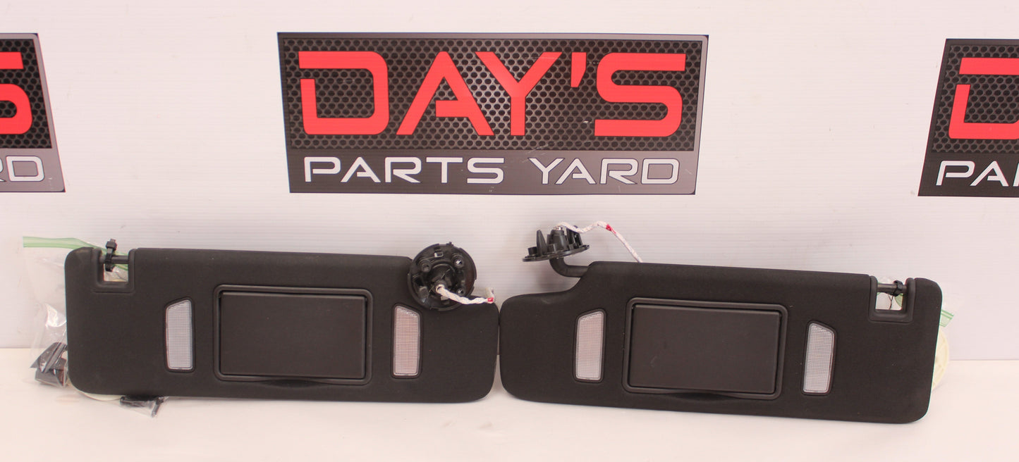2021 Chevy Camaro SS 1LE RH & LH Sun Visors Sunvisors w/ Clips OEM - Day's Parts Yard
