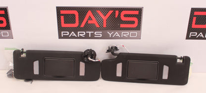 2021 Chevy Camaro SS 1LE RH & LH Sun Visors Sunvisors w/ Clips OEM - Day's Parts Yard