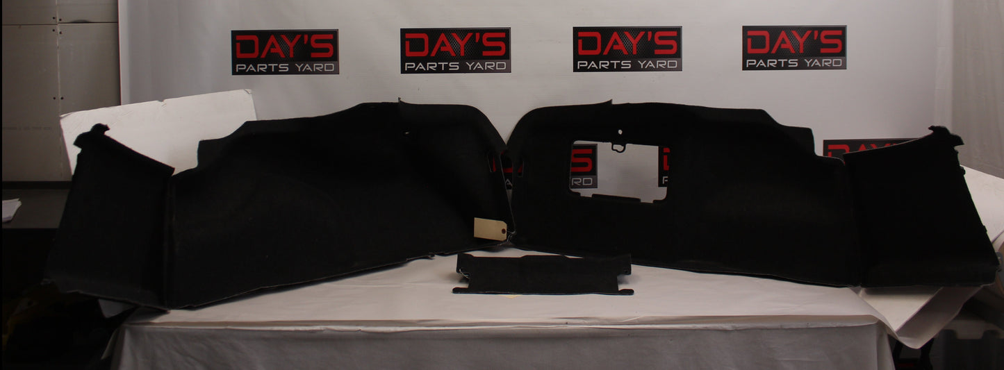 2015 Chevy SS Sedan Quarter Panel RH & LH Trunk Felt & Ski Port Felt Carpet OEM