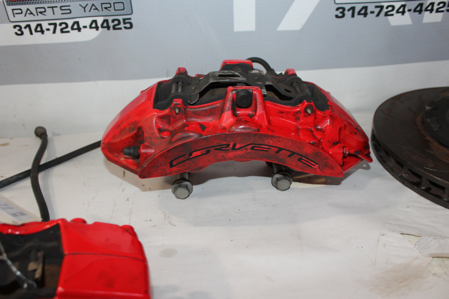 2017 Chevy Corvette Grand Sport 2LT Brembo Brake Calipers and Rotors OEM