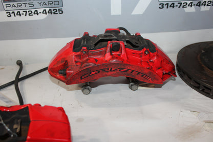 2017 Chevy Corvette Grand Sport 2LT Brembo Brake Calipers and Rotors OEM