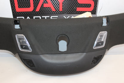 2017 Chevy Corvette Grand Sport 2LT Corvette Overhead Roof Console Header Trim Black OEM