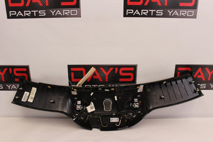 2017 Chevy Corvette Grand Sport 2LT Corvette Overhead Roof Console Header Trim Black OEM