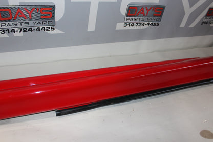 2006 Pontiac GTO LH Driver Rocker Molding Panel Red OEM - Day's Parts Yard